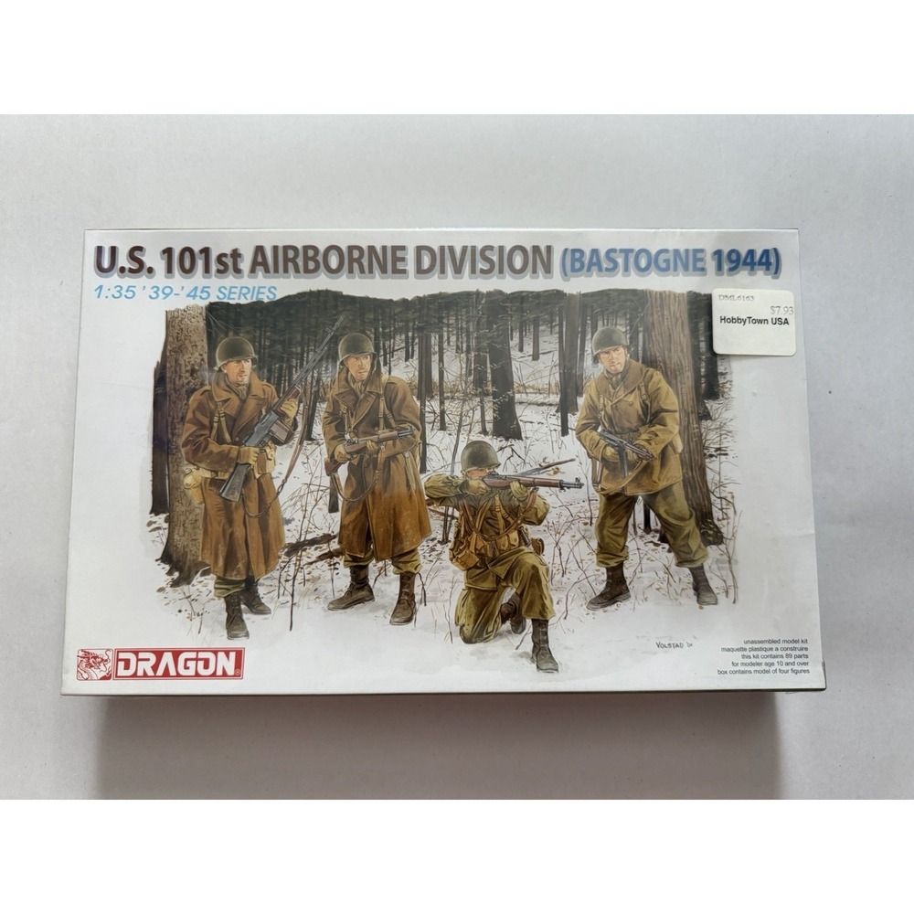 Dragon 1:35 US 101st Airborne Division Bastogne 1944 Model Kit 6163 New Sealed